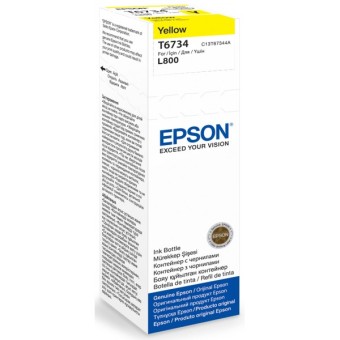 Originální lahev Epson T6734 (Žlutá)
