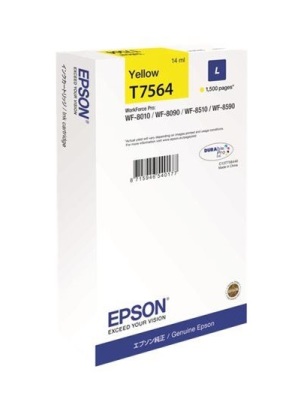 Originální cartridge Epson T7564 (Žlutá)