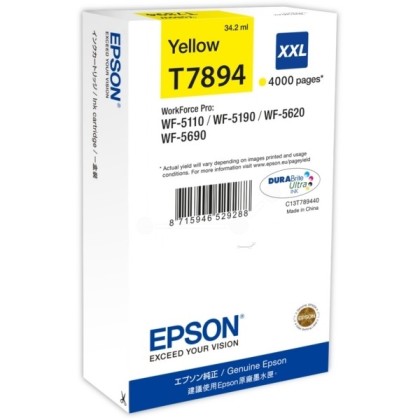 Originální cartridge EPSON T7894 (Žlutá)