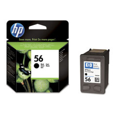 Cartridge do tiskrny Originln cartridge HP . 56 (C6656AE) (ern)