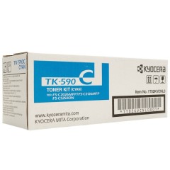 Toner do tiskrny Originln toner KYOCERA TK-590C (Azurov)