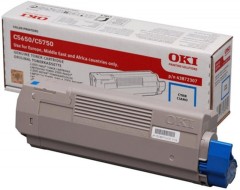 Toner do tiskrny Originln toner OKI 43872307 (Azurov)