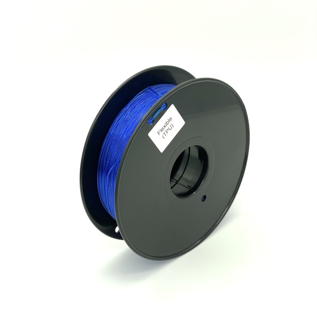 Tisková struna TPU Flexible pro 3D tiskárny, 1,75mm, 0,8kg, modrá (průhledná)