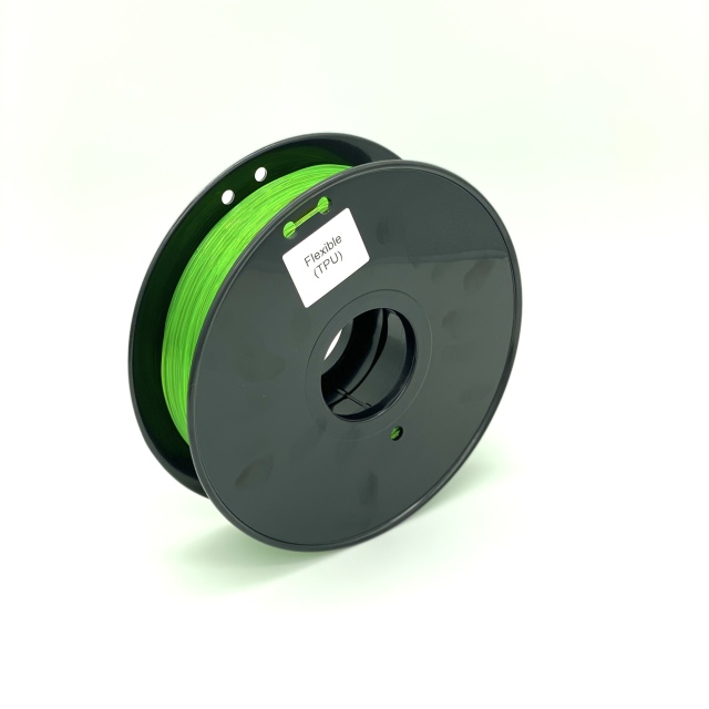 Tisková struna TPU Flexible pro 3D tiskárny, 1,75mm, 0,8kg, zelená (průhledná)