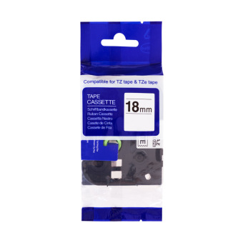 Kompatibilní páska s Brother TZE-CL4, 18mm, čisticí kazeta