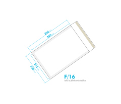 Bl bublinkov oblka F/16 vnitn rozmr 215x340 mm