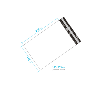 Plastov oblka 175x255mm