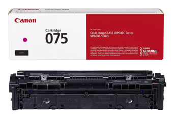 Origin�ln� toner CANON CRG-075M (Purpurov�)