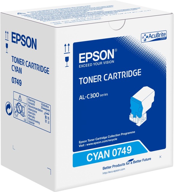 Originální toner EPSON C13S050749 (Azurový)