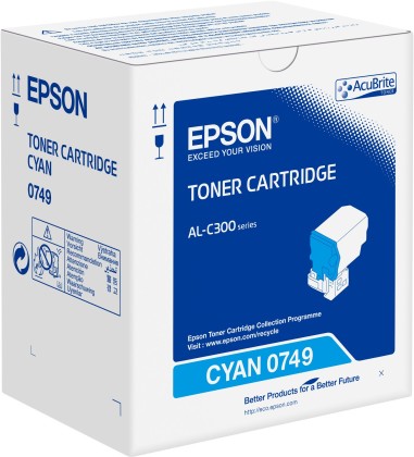Originln toner EPSON C13S050749 (Azurov)