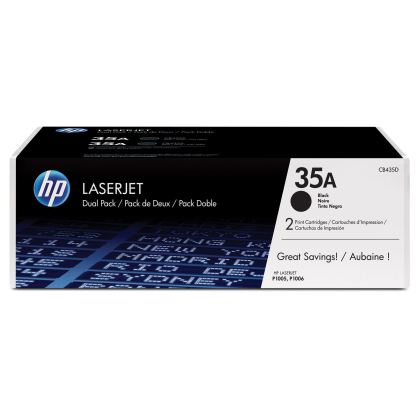 Originln toner HP 35A, HP CB435AD (ern) multipack