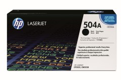 Toner do tiskrny Originln toner HP 504A, HP CE250A (ern)