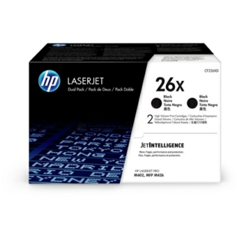 Originln toner HP 26X, HP CF226XD (ern) multipack