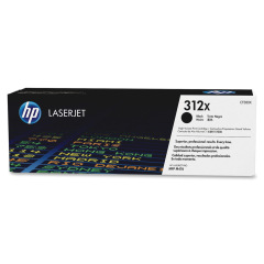 Toner do tiskrny Originln toner HP 312X, HP CF380X (ern)