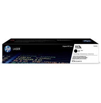 Originln toner HP 117A, HP W2070A (ern)