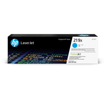 Originln toner HP 219X, HP W2191X (Azurov)