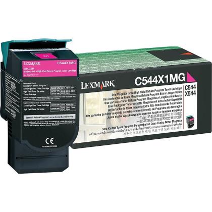 Originální toner Lexmark C544X1MG (Purpurový)