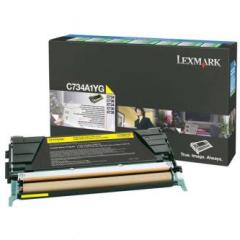 Toner do tiskrny Originln toner Lexmark C734A1YG (lut)