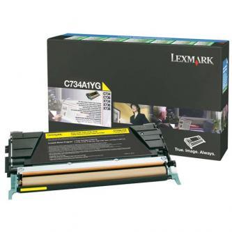 Originln toner Lexmark C734A1YG (lut)