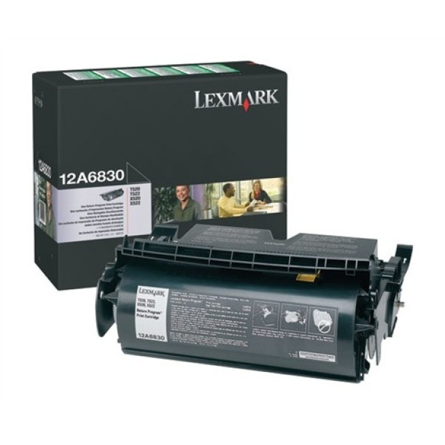 Originální toner Lexmark 12A6830 (Černý)