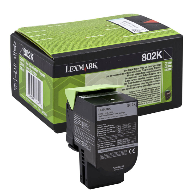 Originální toner Lexmark 80C20K0 (Černý)