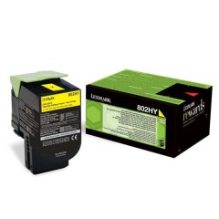 Toner do tiskrny Originln toner Lexmark 80C2HY0 (lut)