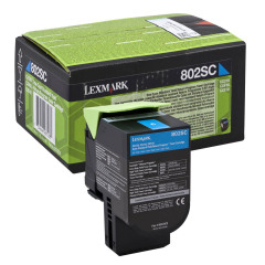 Toner do tiskrny Originln toner Lexmark 80C2SC0 (Azurov)