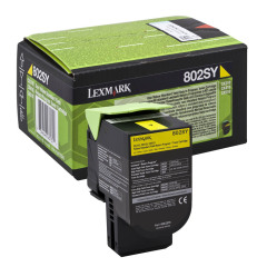 Toner do tiskárny Originální toner Lexmark 80C2SY0 (Žlutý)