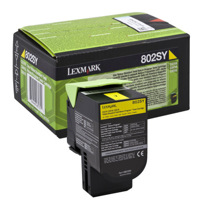 Originální toner Lexmark 80C2SY0 (Žlutý)