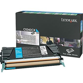 Originální toner Lexmark C5340CX (Azurový)