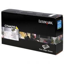 Toner do tiskrny Originln toner Lexmark C734A2YG (lut)