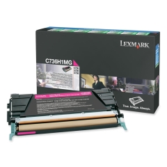 Toner do tiskrny Originln toner Lexmark C736H1MG (Purpurov)