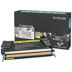 Toner do tiskrny Originln toner Lexmark C736H1YG (lut)