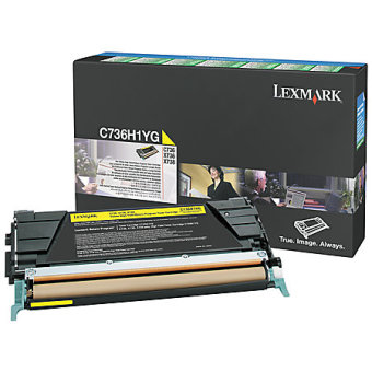 Originln toner Lexmark C736H1YG (lut)