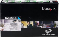 Toner do tiskrny Originln toner Lexmark C746A1CG (Azurov)