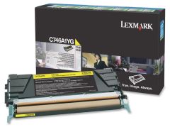 Toner do tiskrny Originln toner Lexmark C746A1YG (lut)