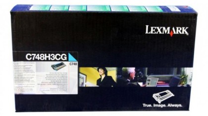 Originln toner Lexmark C748H3CG (Azurov)