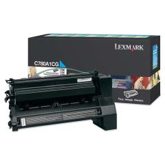 Toner do tiskrny Originln toner Lexmark C780A1CG (Azurov)