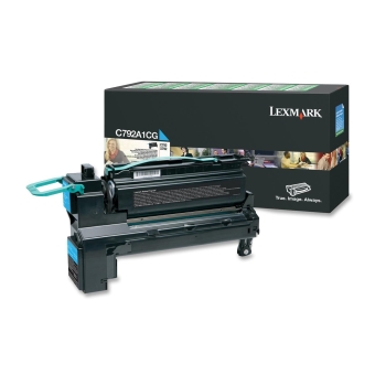 Originln toner Lexmark C792A1CG (Azurov)