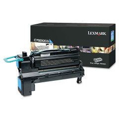 Toner do tiskrny Originln toner Lexmark C792X2CG (Azurov)