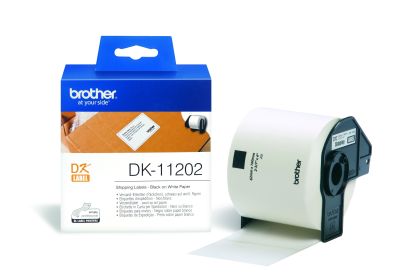 Originální etikety Brother DK-11202, papírové štítky 62 x 100 mm, 300ks