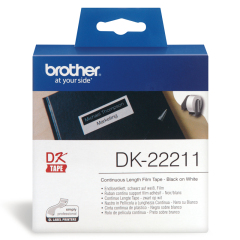 Originální etikety Brother DK-22211, filmová role, 29mm x 15,24m