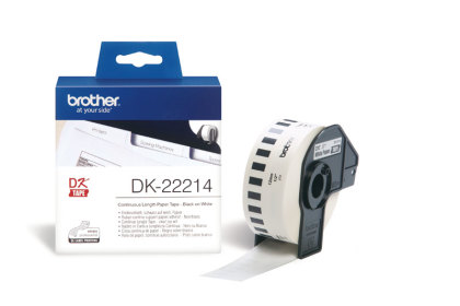 Originln etikety Brother DK-22214, paprov role 12mm x 30,48m