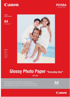 Fotopapír A4 Canon Glossy, 20 listů, 210 g/m², lesklý, bílý, inkoustový