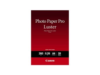 Fotopapr A4 Canon Pro Luster, 20 list, 260 g/m², leskl, bl, inkoustov