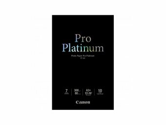 Fotopapír A3+ Canon Pro Platinum, 10 listů, 300g/m2, lesklý, bílý, inkoustový (PT-101)