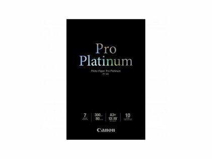 Fotopapr A3+ Canon Pro Platinum, 10 list, 300g/m², leskl, bl, inkoustov (PT-101)