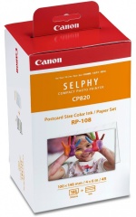 Fotopapr pro termosubliman tiskrny Canon 10x15cm, 108ks (RP-108)