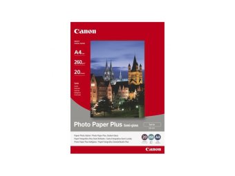 Fotopapr A4 Canon Semi-Glossy, 20 list, 260 g/m², pololeskl, satnov, bl, inkoustov (SG-201 A4)