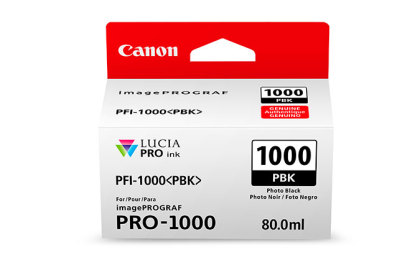 Originln cartridge Canon PFI-1000PBK (Foto ern)